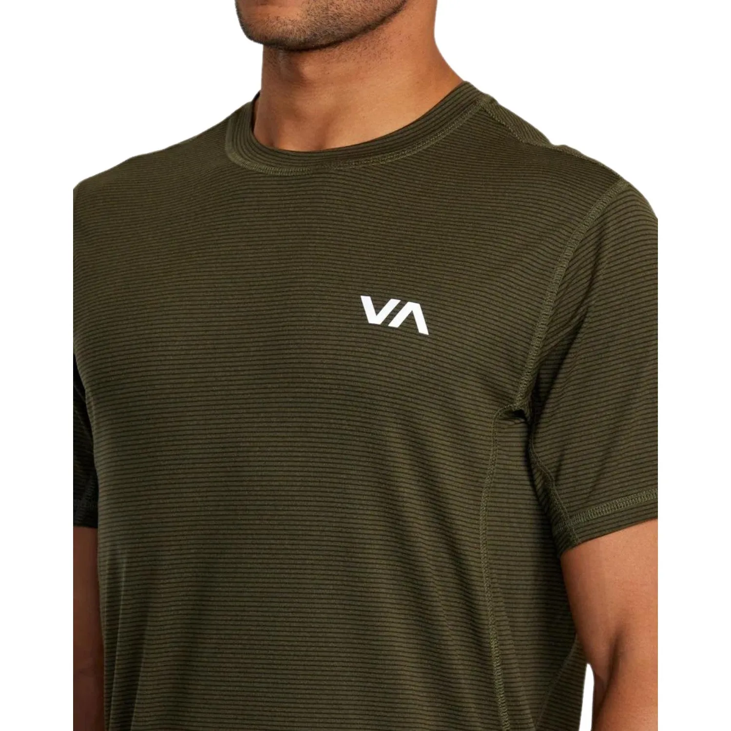 RVCA Vent Stipe S/S Performance Tee - Men's