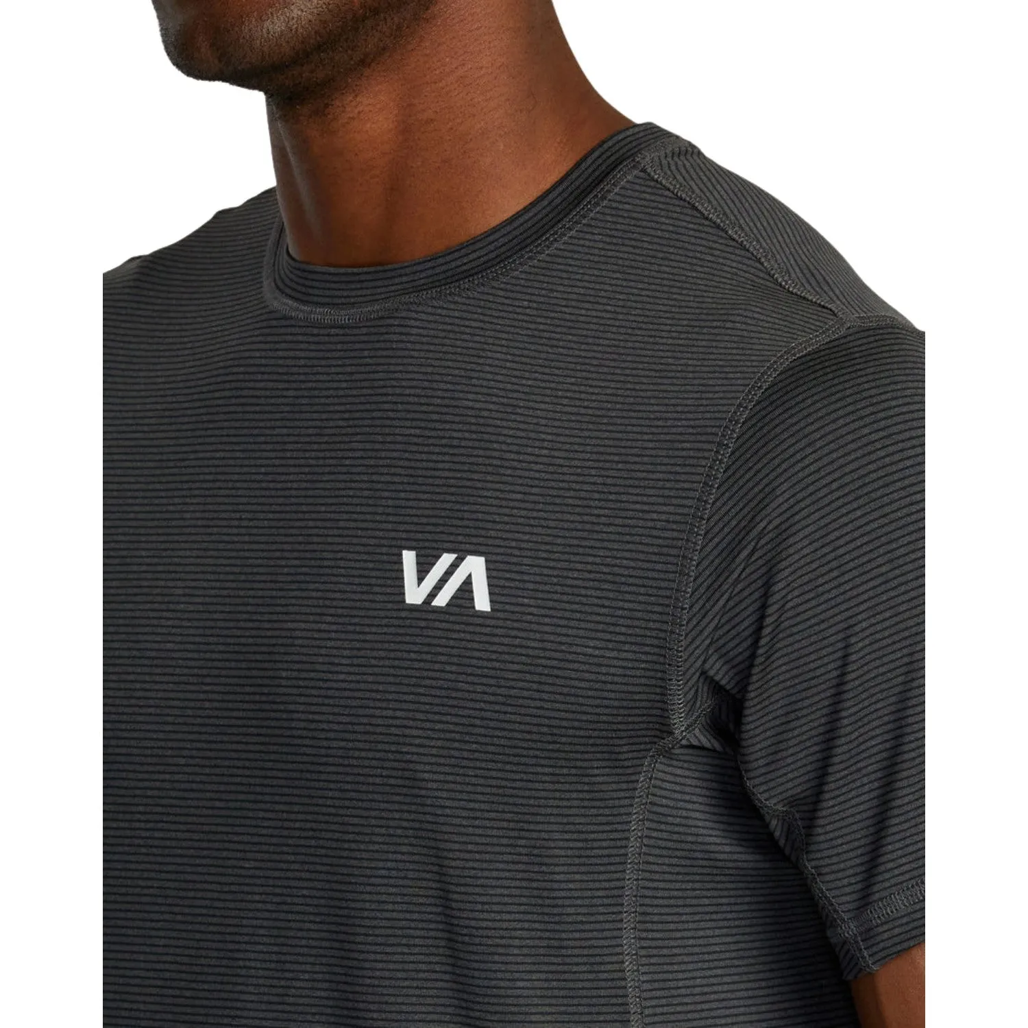 RVCA Vent Stipe S/S Performance Tee - Men's