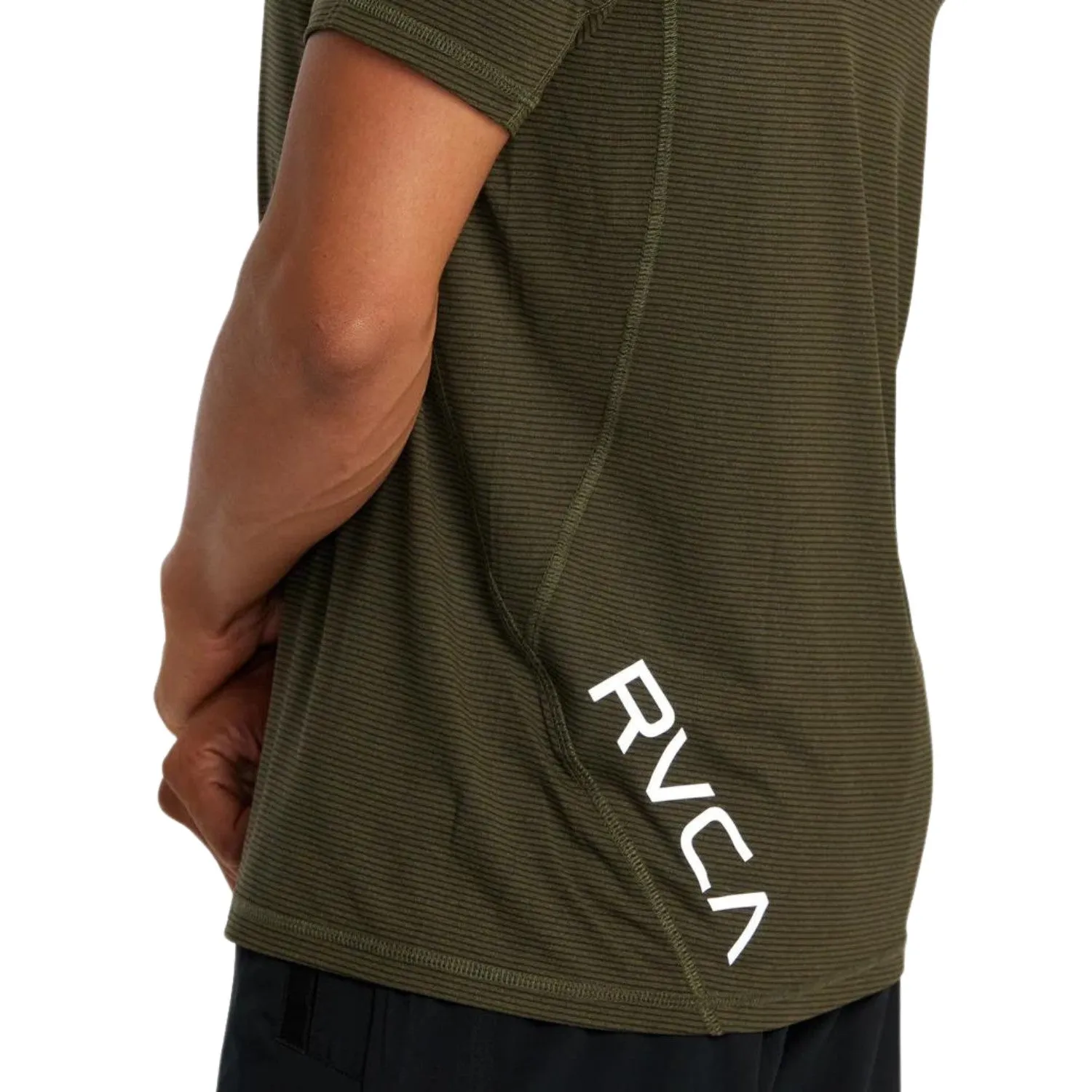 RVCA Vent Stipe S/S Performance Tee - Men's