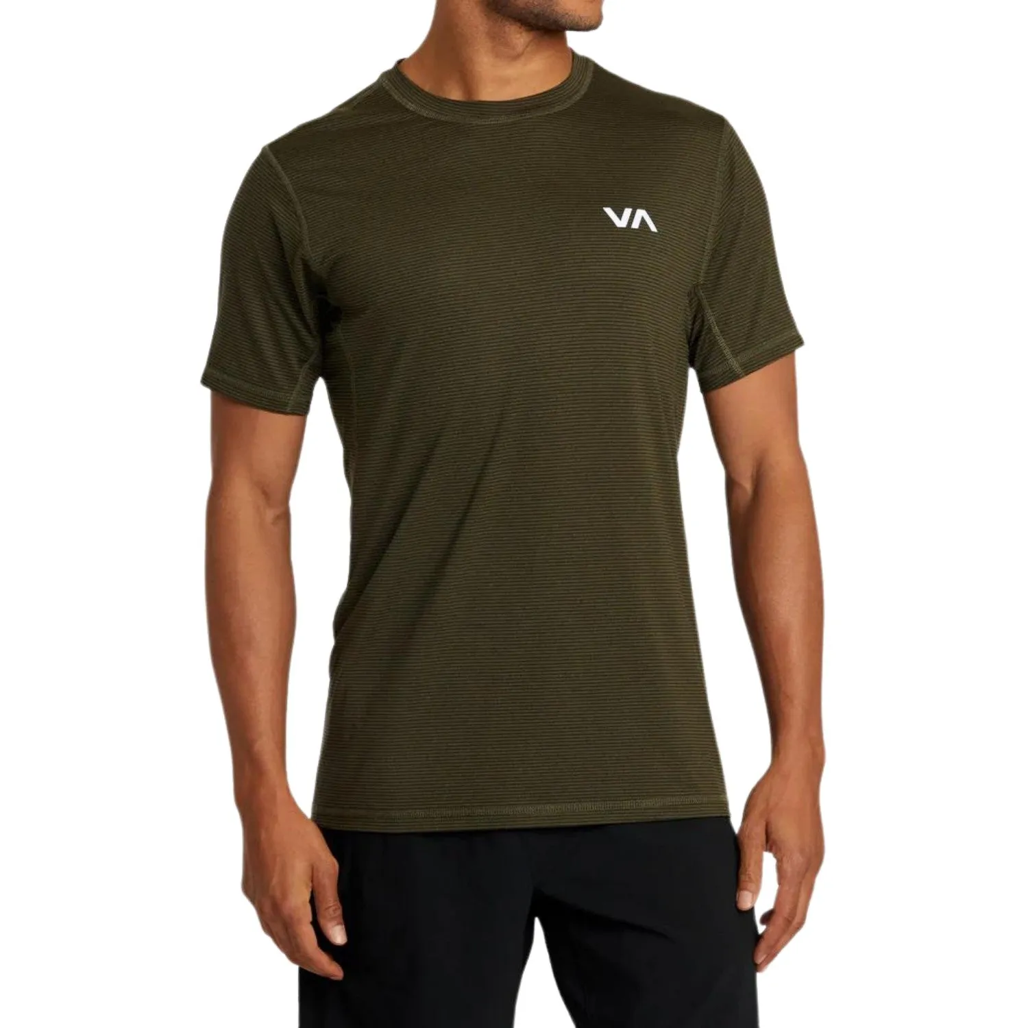 RVCA Vent Stipe S/S Performance Tee - Men's