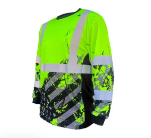 SafetyShirtz Men's SS360º American Grit Long Sleeve Safety Shirt