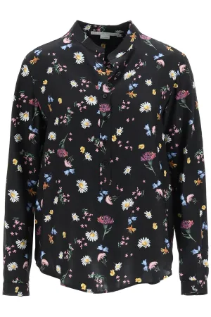 Stella mccartney silk floral blouse