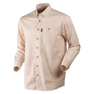 Stenstorp Shirt - Burnt Orange Check/Button under by Harkila
