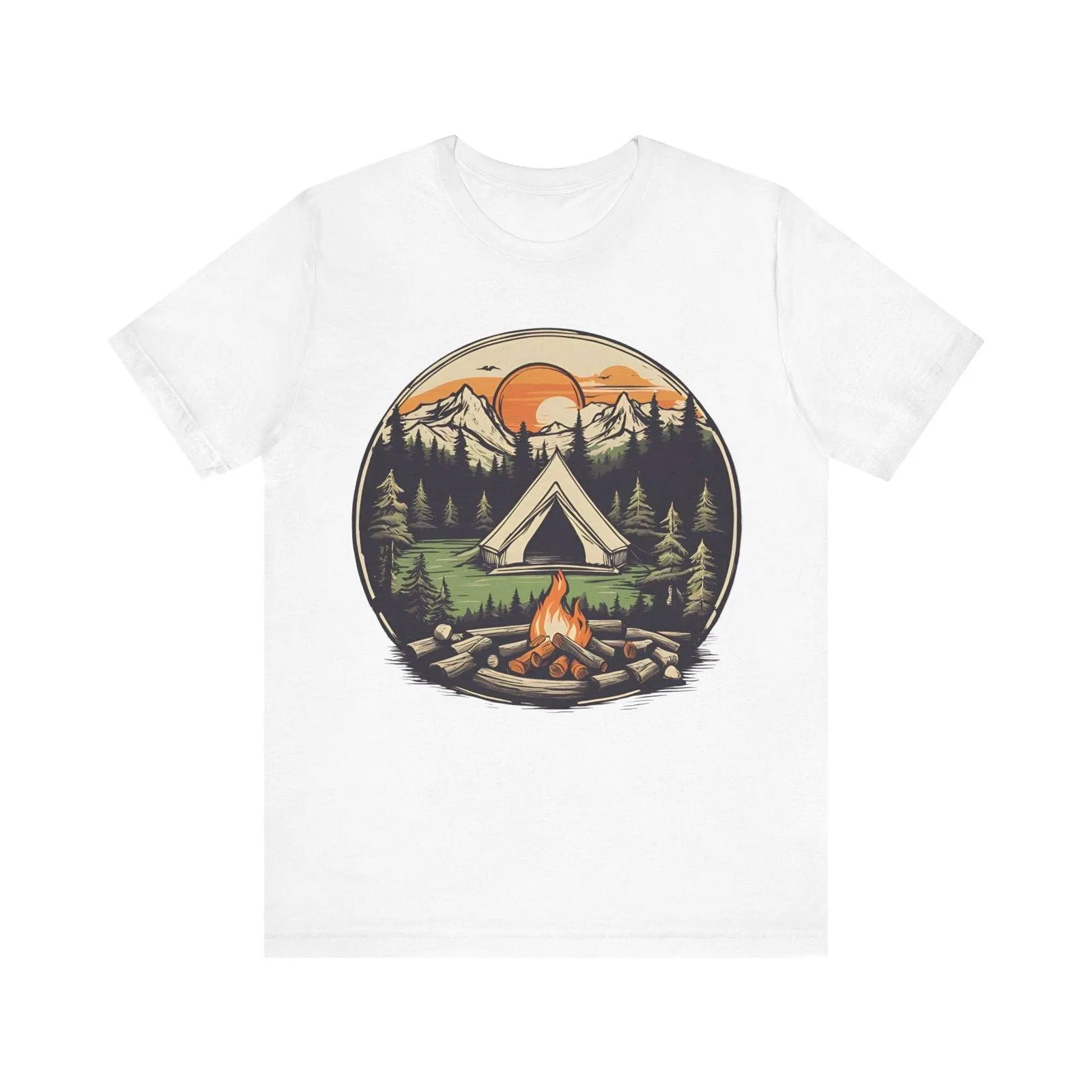 Summer Camp Wilderness Getaway T Shirt
