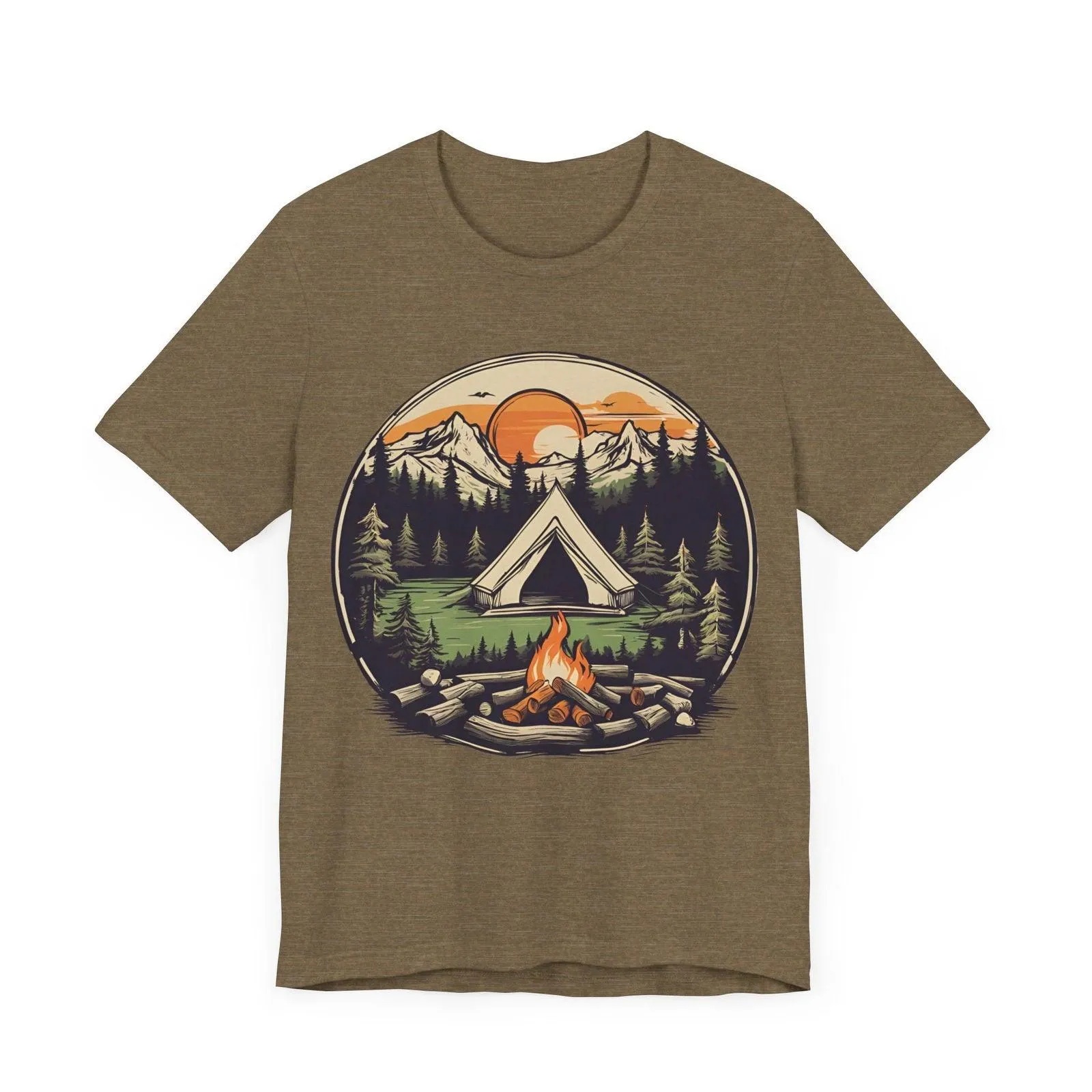Summer Camp Wilderness Getaway T Shirt