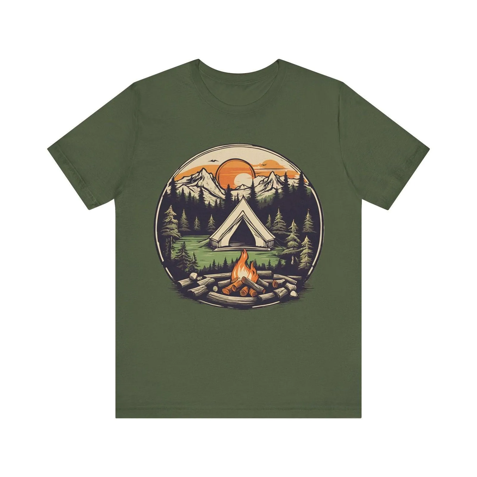 Summer Camp Wilderness Getaway T Shirt
