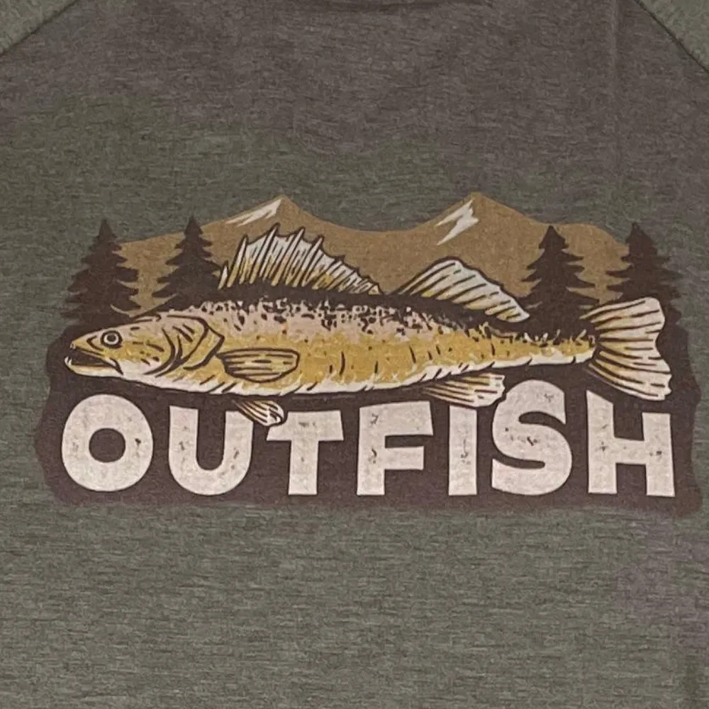 T-Shirt Outfish Zander Brown
