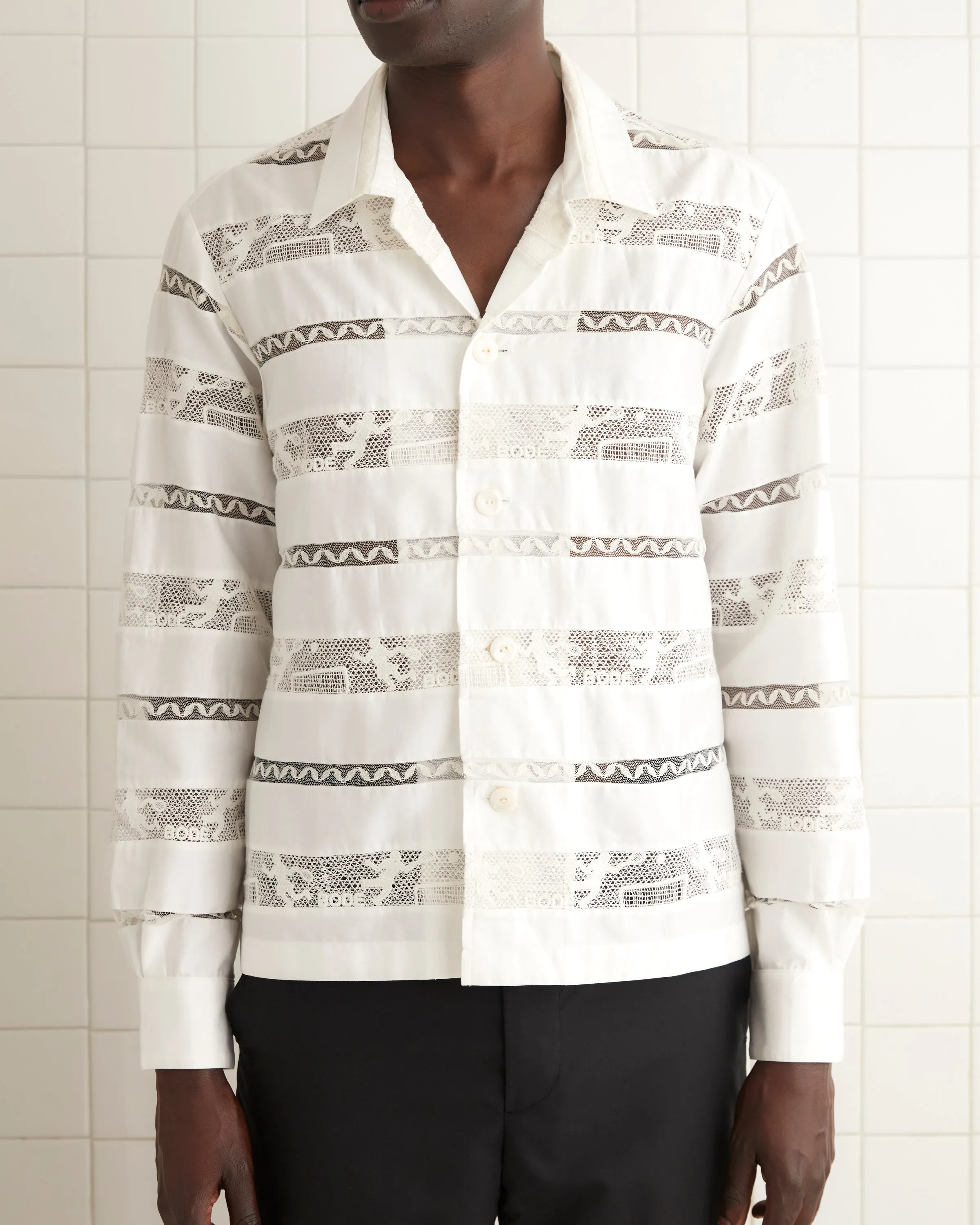 Tennis Lace Long Sleeve Shirt