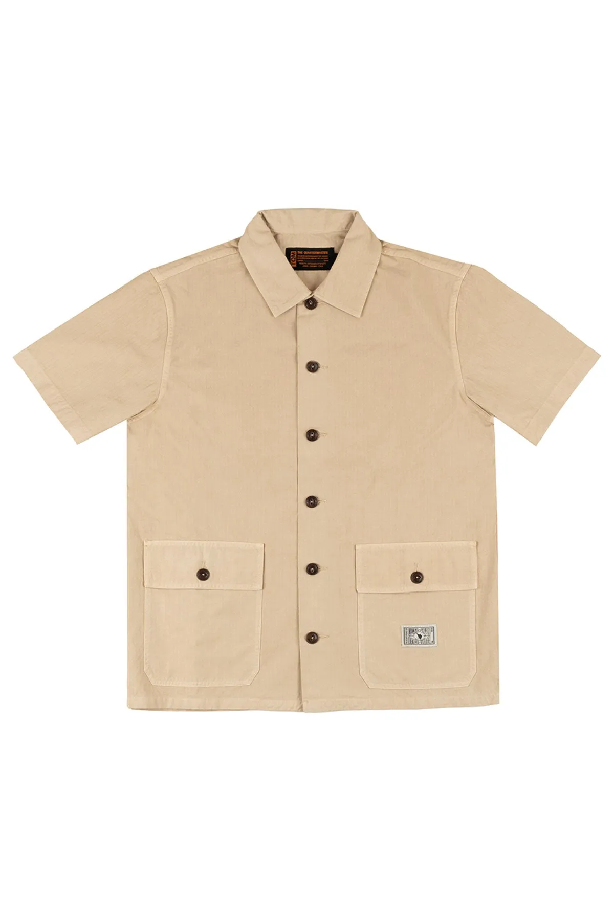 The Quartermaster - Safari Shirt in Ripstop Khaki