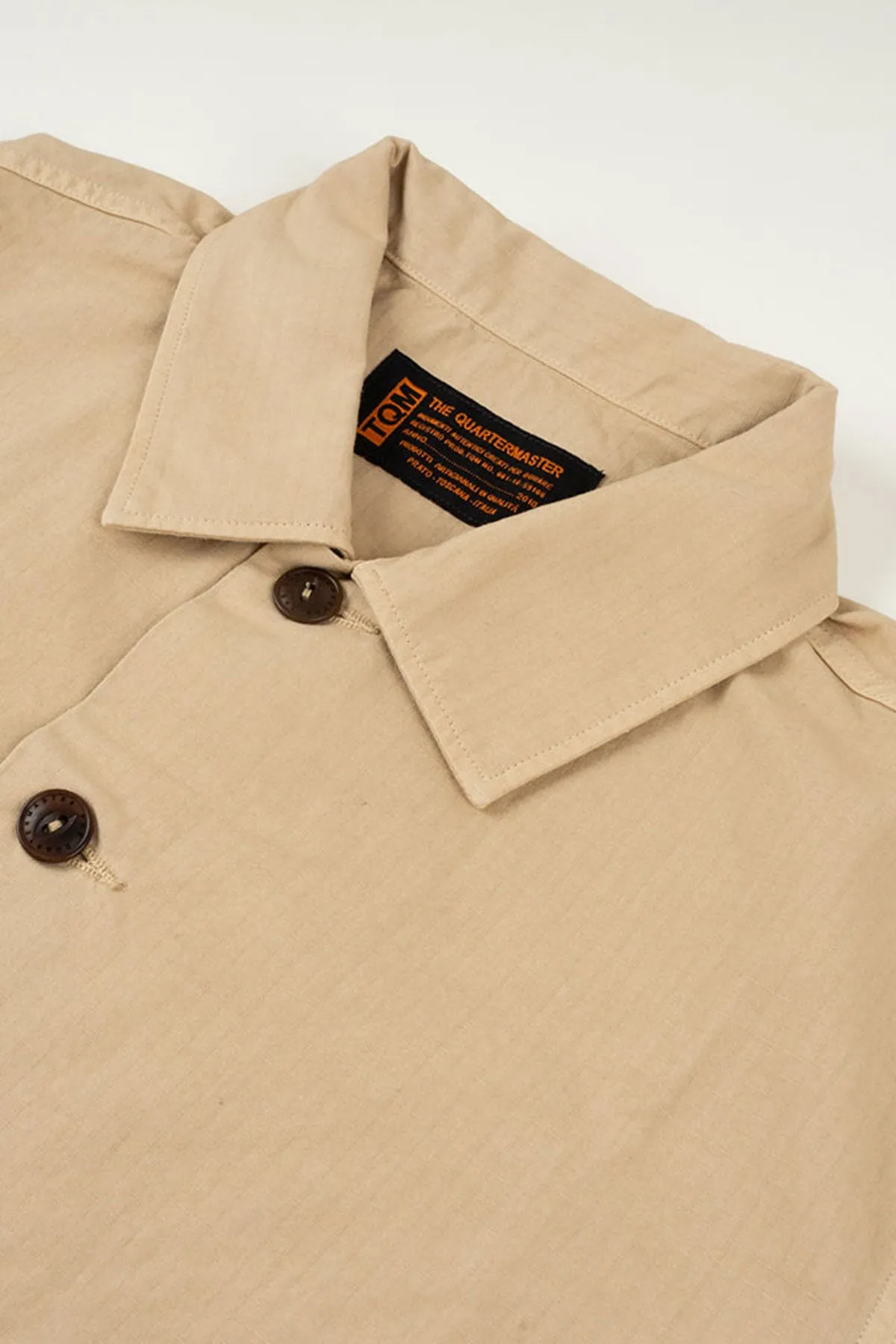 The Quartermaster - Safari Shirt in Ripstop Khaki