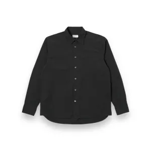 Universal Works Berlin Black Lazy Day Shirt 30300BB typewriter chambray