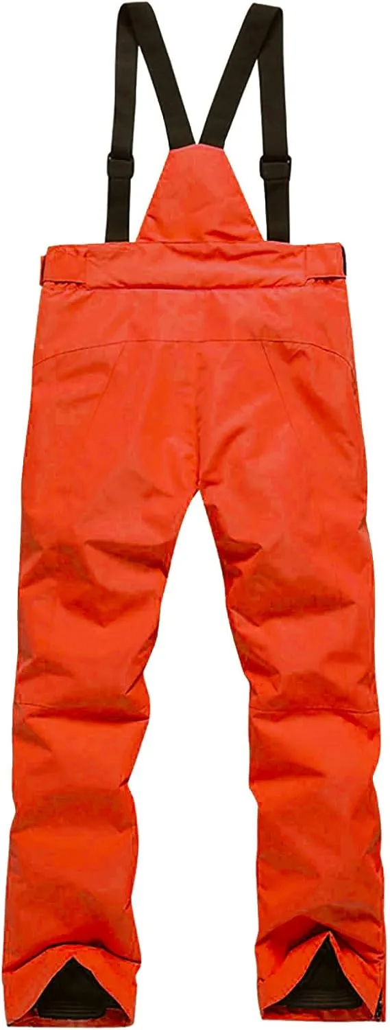 Women's Ski Pants Unisex Snow Ski Waterproof Softshell Snowboard Pants Outdoor Windproof Hiking Fleece Lined Trousers
