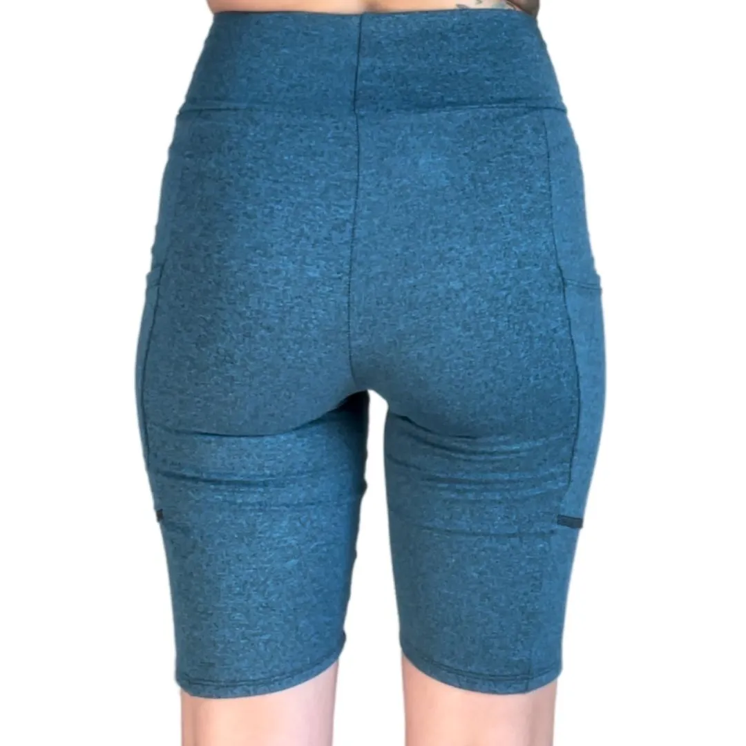 Women's Teal Biker Shorts