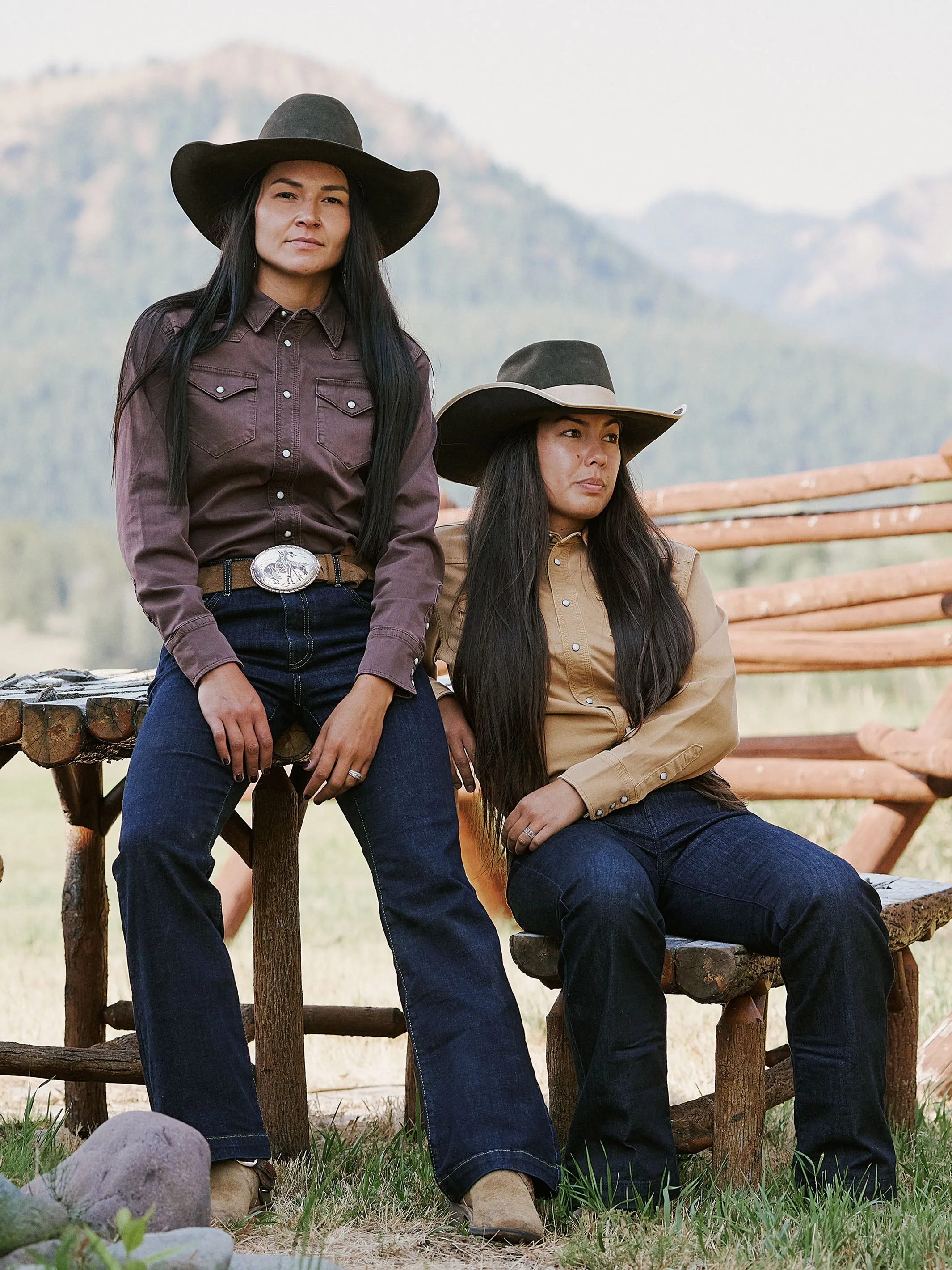 Women's Western Denim Snap Shirt