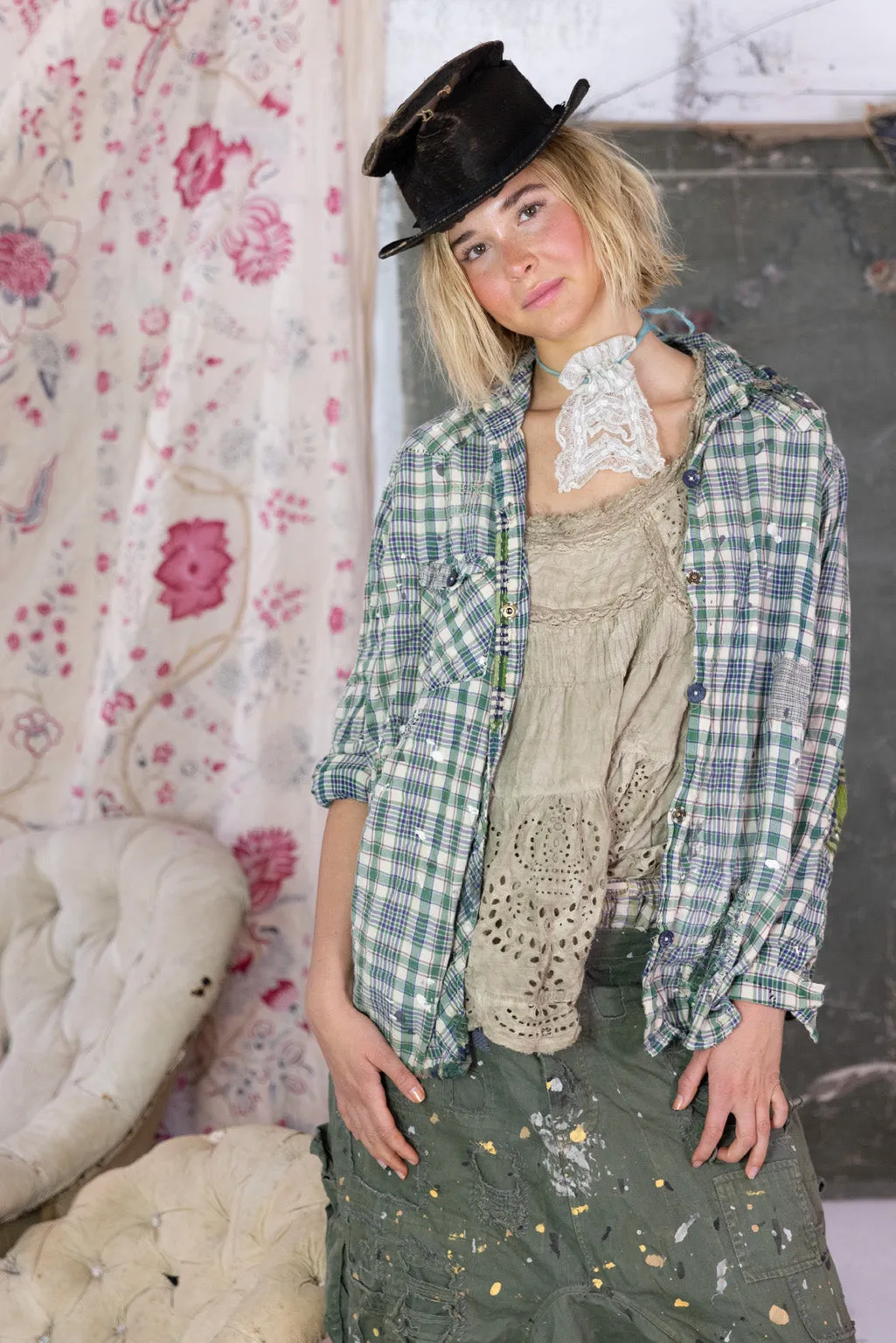 YD Plaid Kelly Western Shirt