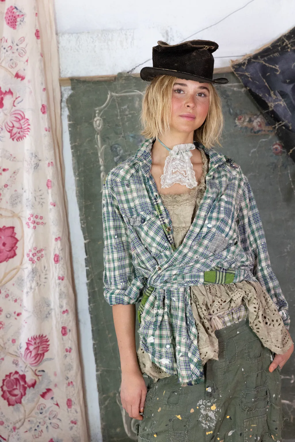 YD Plaid Kelly Western Shirt
