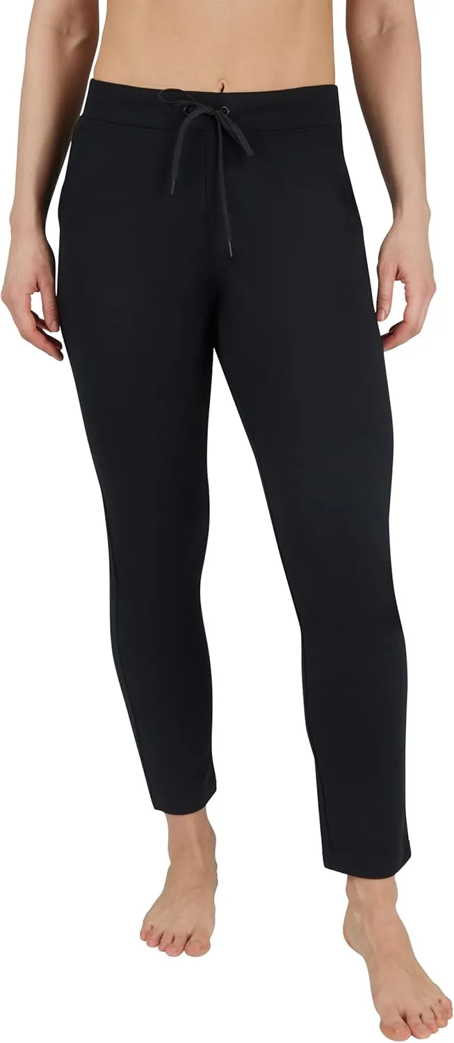 Yogalicious Womens High Waisted Yoga Pants Straight Leg Casual Pant