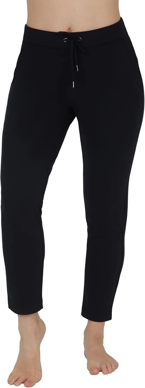 Yogalicious Womens High Waisted Yoga Pants Straight Leg Casual Pant